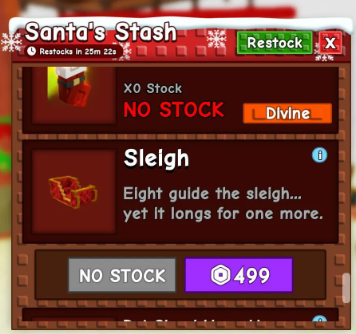 santa's stash sleigh